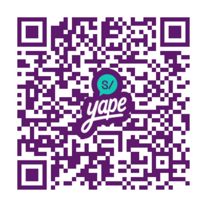 Código QR de Yape para pagar VueloCreativo